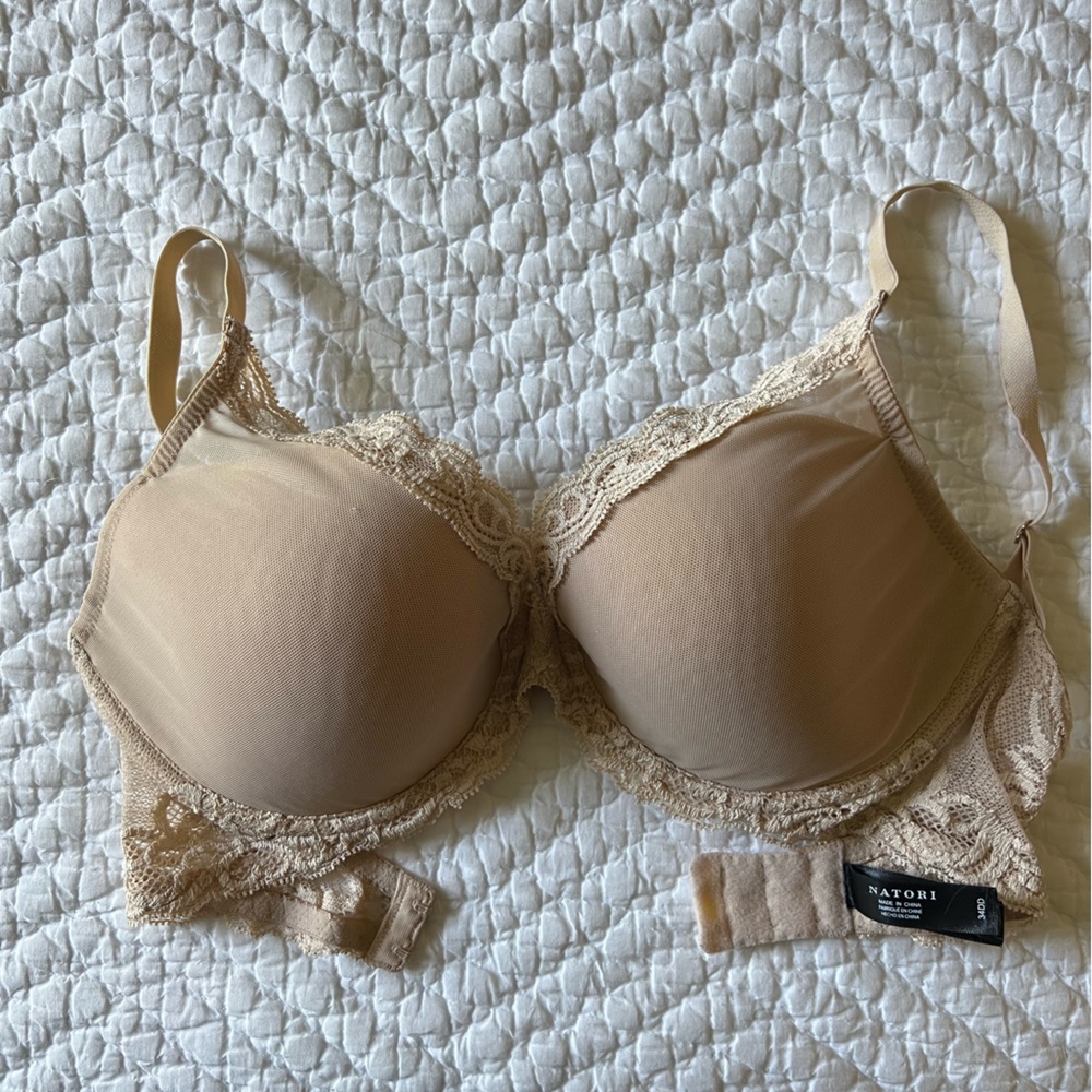 Natori Feathers Underwire Contour Bra - color cosmetic, size 34D